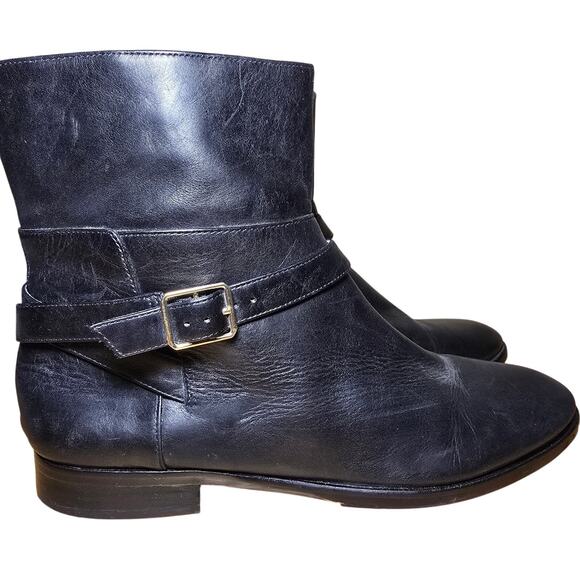 Ann Taylor - Woman's Size 11 Black Selene Leather Bootie Shoes Org. $198.00 - Picture 5 of 7